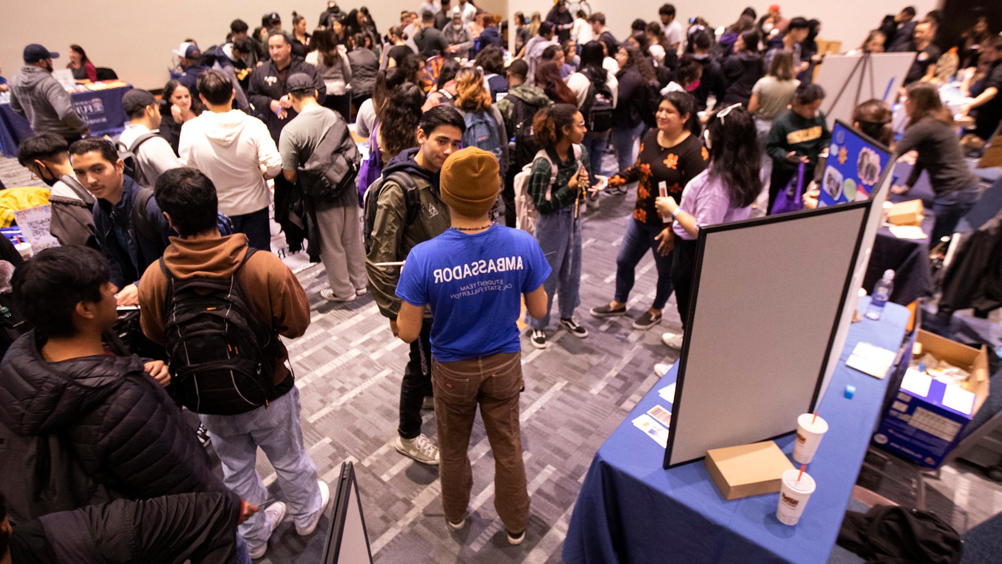 crowded resource fair